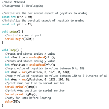 The arudino code to my circuit: